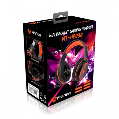 Навушники MEETION Gaming Backlit HiFi MT-HP030 black