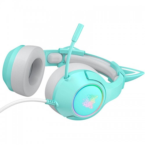 Навушники ONIKUMA Gaming CAT with LED K9 |3.5mm| pink