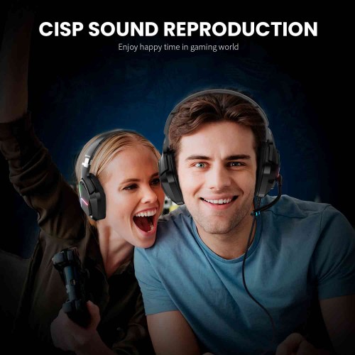 Навушники ONIKUMA Gaming with Blue LED X9 black