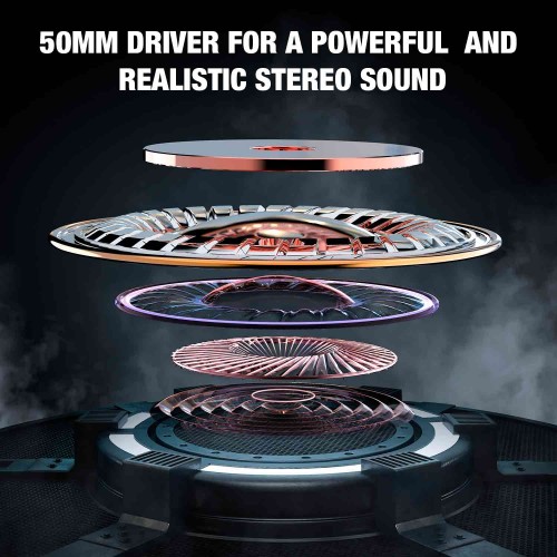 Навушники ONIKUMA Gaming with Blue LED X9 black