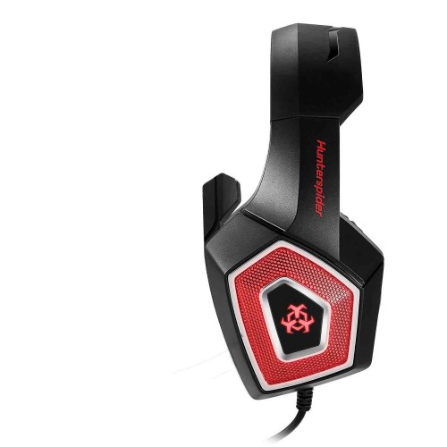 Навушники Hunterspider Gaming with LED V1 black-red