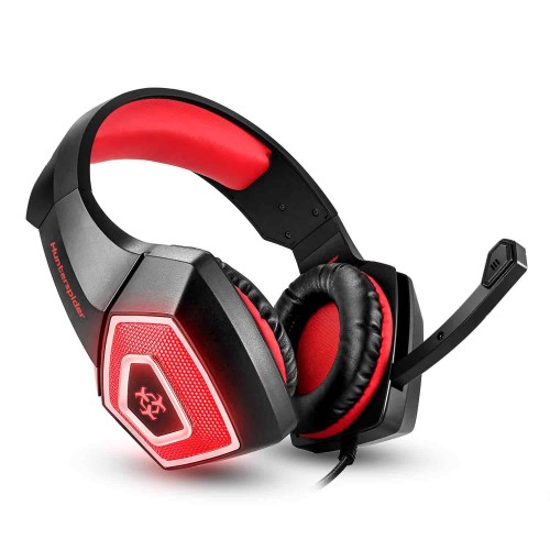 Навушники Hunterspider Gaming with LED V1 black-red