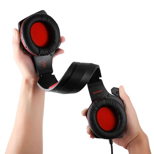 Навушники Hunterspider Gaming with LED V1 black-red
