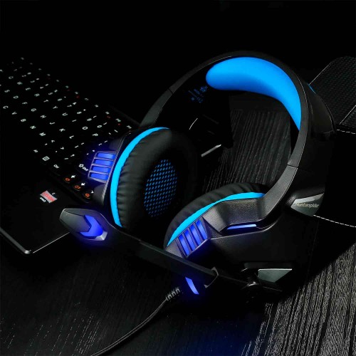 Навушники Hunterspider Gaming with LED V3 black-blue