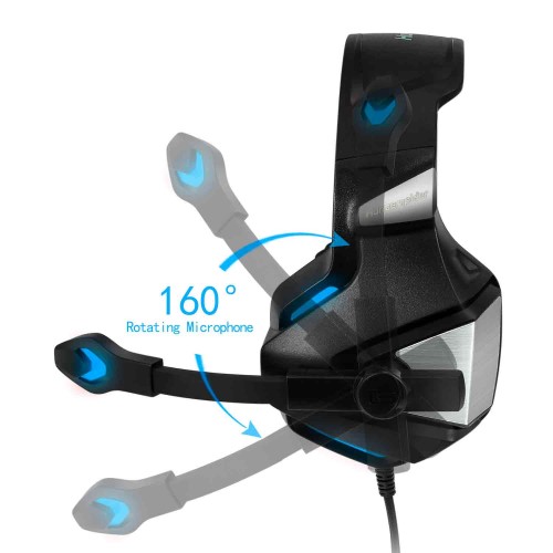 Навушники Hunterspider Gaming with LED V3 black-blue