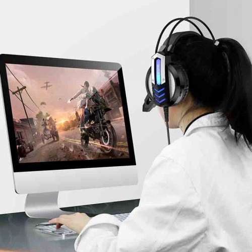 Навушники BOROFONE gaming fun LED Hi-Res BO100 black