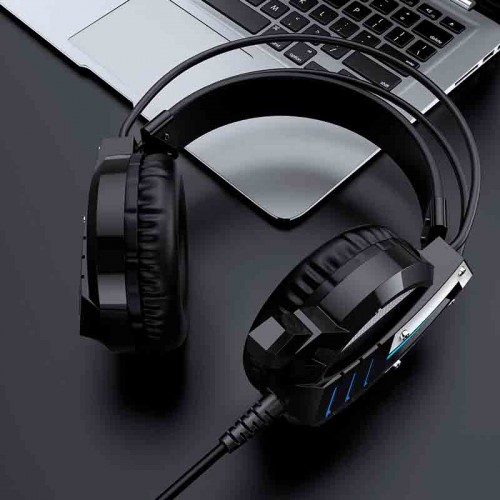 Навушники BOROFONE gaming fun LED Hi-Res BO100 black