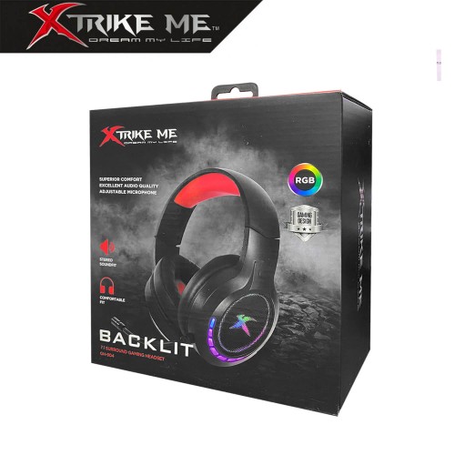 Навушники XTRIKE ME Gaming RGB Backlight GH-904 |7.1/USB| black