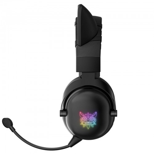 Навушники ONIKUMA Bluetooth Gaming CAT with LED B100 (B20) |BT5.0, 15-22h| pink