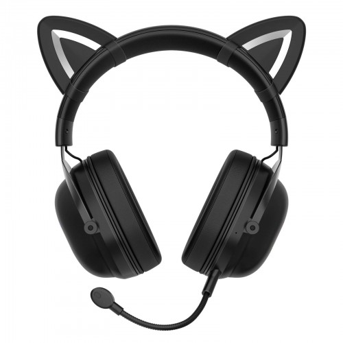 Навушники ONIKUMA Bluetooth Gaming CAT with LED B100 (B20) |BT5.0, 15-22h| pink