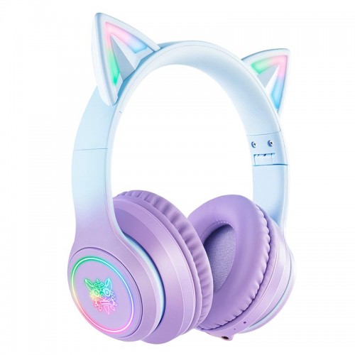 Навушники ONIKUMA Bluetooth Gaming CAT with LED B90 black