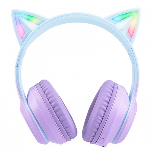 Навушники ONIKUMA Bluetooth Gaming CAT with LED B90 black
