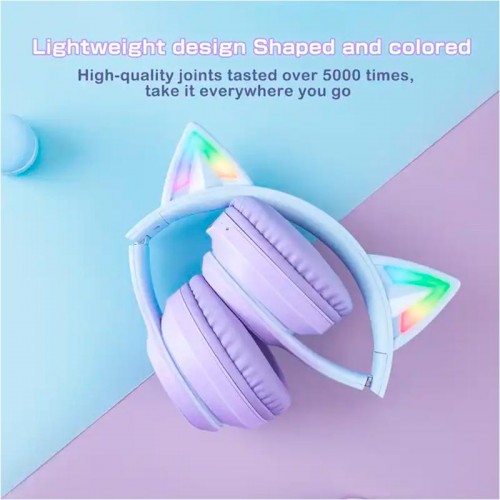 Навушники ONIKUMA Bluetooth Gaming CAT with LED B90 black