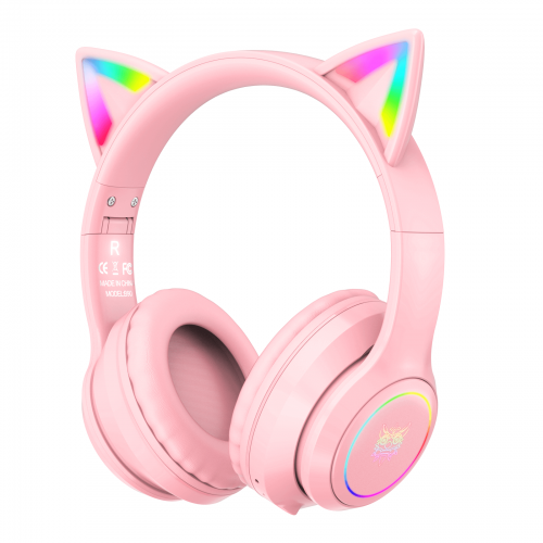Навушники ONIKUMA Bluetooth Gaming CAT with LED B90 black