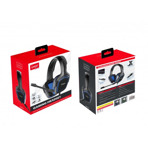 Наушники iPega Gaming PG-R006B |3.5mm, Noice Reduction|