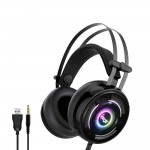 Навушники iPega Gaming with RGB LED PG-R008 |3.5mm, Noice Reduction| black