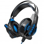 Навушники HOCO gaming Cool tour headphones LED W102 black-blue