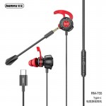 Навушники REMAX Type-C Gaming Headphone RM-755 black