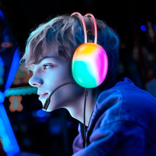 Навушники Hoco rich channel gaming headphones RGB W109 Plus |USB7.1, 2m| black