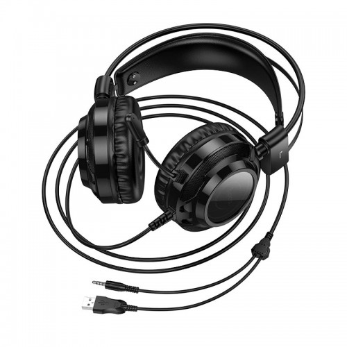 Навушники HOCO Resource gaming headphones W110 |USB+AUX| black