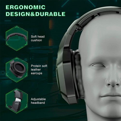 Наушники Onikuma Headset Headworn B100 |BT5.3/2.4G, Type-C, PS4/PS5/PC/Mac/iOS/Android, RGB|