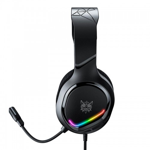 Навушники Onikuma Wired Headphone with RGB Colorful Lighting Surround Sound Over-Ear X31 |USB+3.5mm, RGB| black
