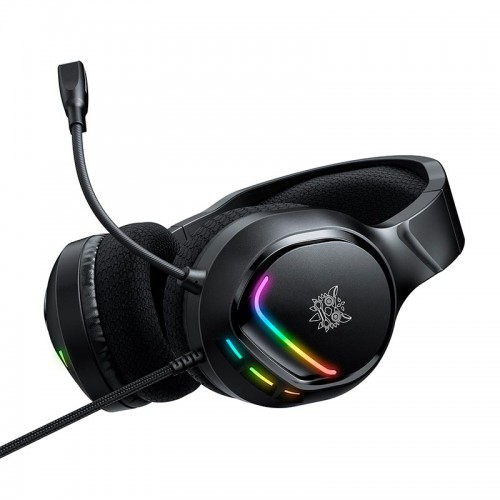 Навушники Onikuma Wired Headphone with RGB Colorful Lighting Surround Sound Over-Ear X31 |USB+3.5mm, RGB| black