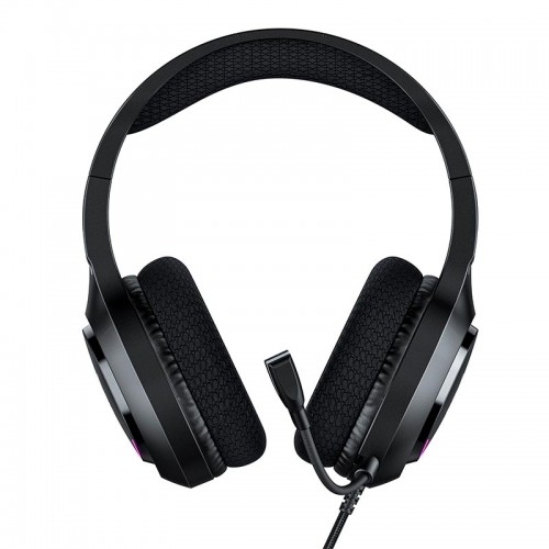 Навушники Onikuma Wired Headphone with RGB Colorful Lighting Surround Sound Over-Ear X31 |USB+3.5mm, RGB| black