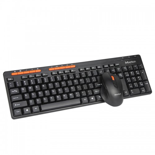 Набір Combo MEETION 2in1 Keyboard / Mouse Wireless 2.4 G MT-4100 |RU/EN раскладки| black