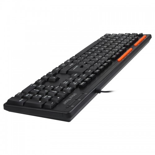 Клавіатура Meetion USB Multimedia Keyboard K600M |RU/EN раскладки| black