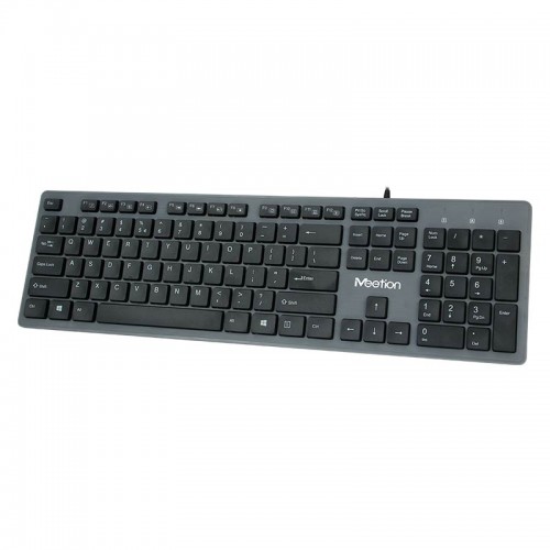 Клавіатура Meetion USB Standard Chocolate Ultrathin Keyboard K841 |Ukr/RU/EN| black