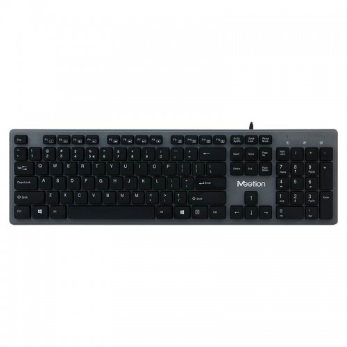 Клавіатура Meetion USB Standard Chocolate Ultrathin Keyboard K841 |Ukr/RU/EN| black