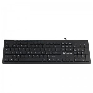 Клавіатура Meetion Wired Standard Multimedia Ultrathin Keyboard K842M |RU/EN раскладки| black