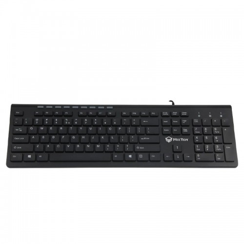 Клавіатура Meetion Wired Standard Multimedia Ultrathin Keyboard K842M |RU/EN раскладки| black
