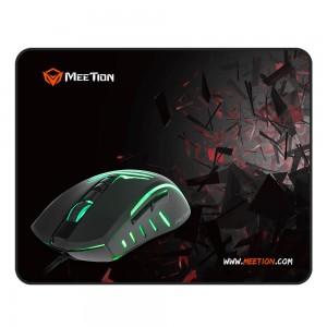 Набір Gaming Combo 2in1 Mouse / MousePad MEETION MT-CO11 black