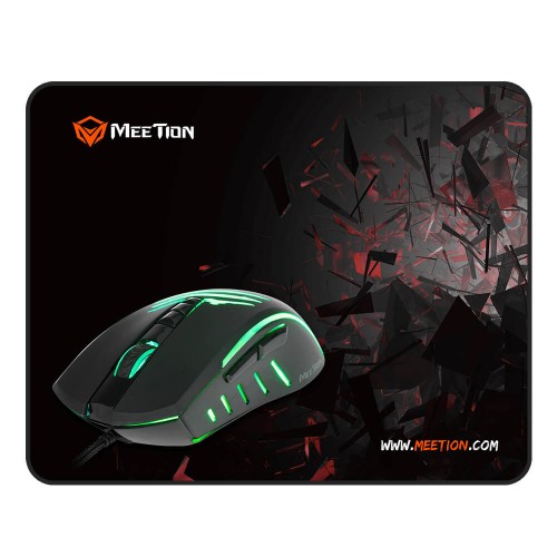 Набір Gaming Combo 2in1 Mouse / MousePad MEETION MT-CO11 black