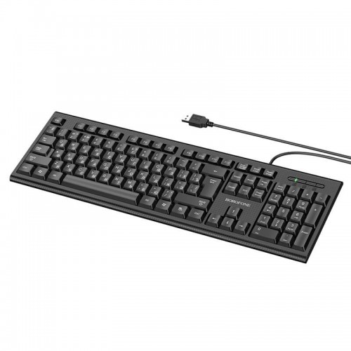 Набір office Combo BOROFONE Business keyboard and mouse set BG6 (Keyboard RU/ENG розкладка / Mouse) black