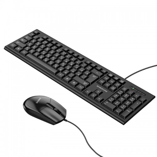 Набір office Combo BOROFONE Business keyboard and mouse set BG6 (Keyboard RU/ENG розкладка / Mouse) black