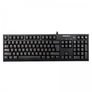 Клавіатура Meetion USB + Hub Keyboard K815 |Ukr/RU/EN| black