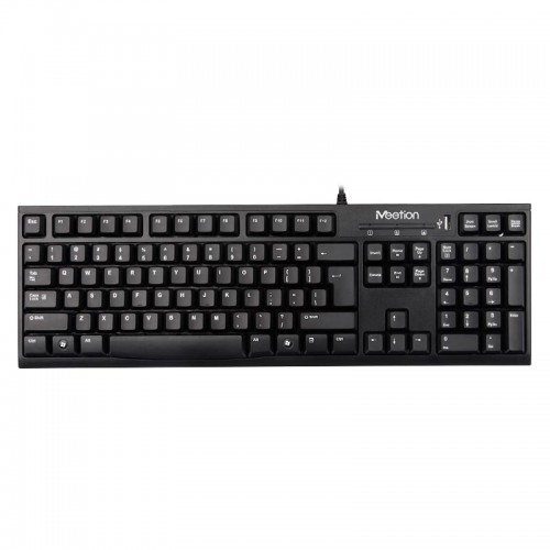 Клавіатура Meetion USB + Hub Keyboard K815 |Ukr/RU/EN| black