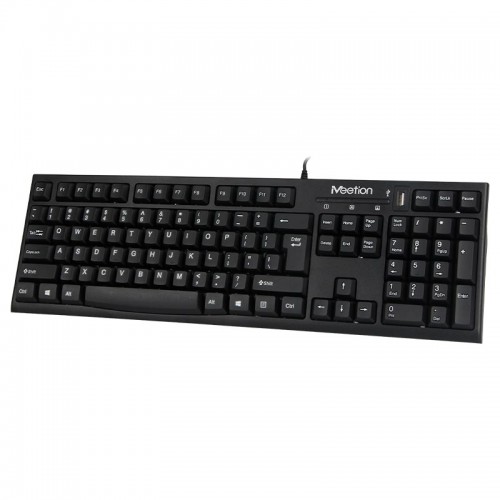 Клавіатура Meetion USB + Hub Keyboard K815 |Ukr/RU/EN| black