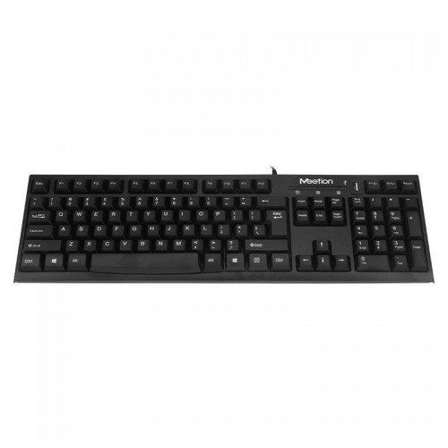 Клавіатура Meetion USB + Hub Keyboard K815 |Ukr/RU/EN| black