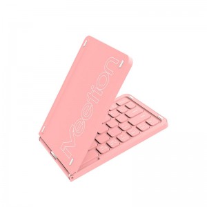 Клавіатура Meetion Foldable Keyboard MT-BTK001 |BT, 150 day standbuy, Type-C Charging| pink