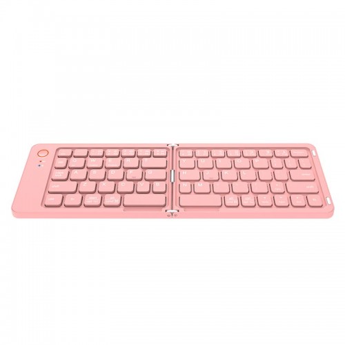 Клавіатура Meetion Foldable Keyboard MT-BTK001 |BT, 150 day standbuy, Type-C Charging| pink