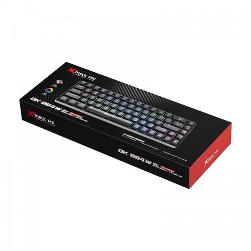 Клавіатура xtrike Me wireless Tri Mode mechanical keyboard GK - 994W BK |2.4G/BT5.0/USB, RGB| black