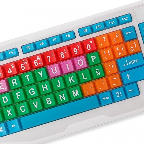 Клавіатура MEETION 2.4 G Kids wireless Keyboard WK800 |RU/EN Layout| white