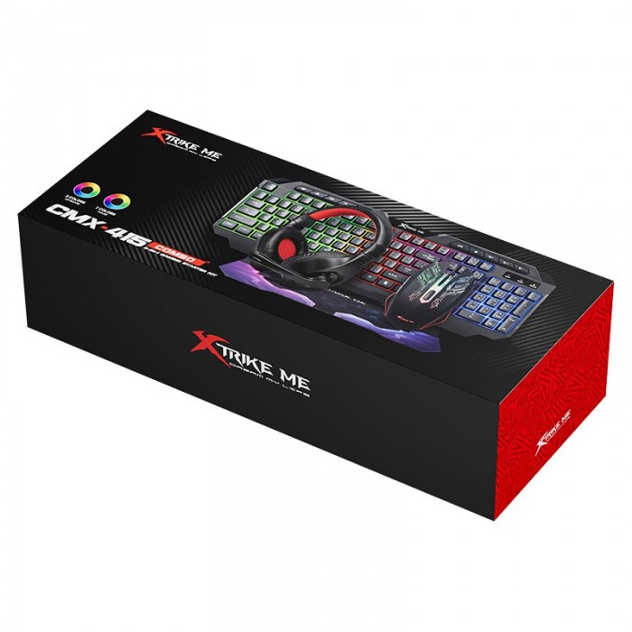 TOOLS TYPE-C QUAD フィン ブラック/レッド4枚セット Ігровий набір Xrike Me CMX-415 UA 4 в 1 Клавіатура Миша Килимок