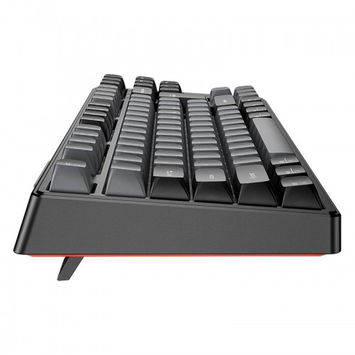 Игровая клавиатура Meetion Tri-Mode RGB с подсветкой, механическая клавиатура MK14 |BT5.0/2.4G/Проводная| (раскладки UA/ru/EN) чёрная