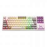 Ігрова клавіатура Meetion Tri-Mode RGB Backlit Mechanical Keyboard MK14 |BT5.0/2.4G/Wired| (UA/ru/EN Layouts) white