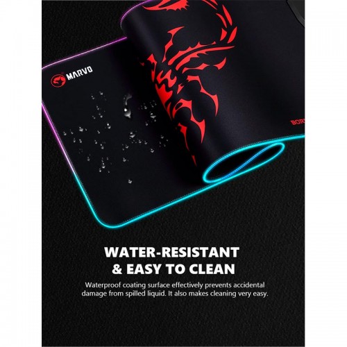 Килимок для миші MARVO MG011 RGB Gaming Mouse Pad |800x300x4mm| |4USB| black